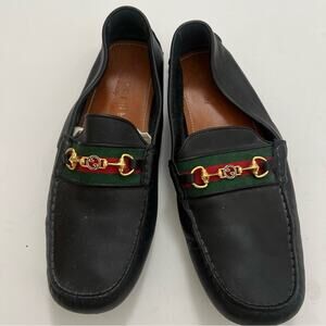 GUCCI LOAFERS LOGO DRIVING FLATS‎ SIZE 9 1/2
